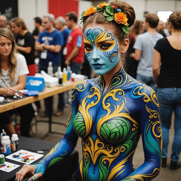 Comment organiser une compétition de peinture corporelle pour amateurs?